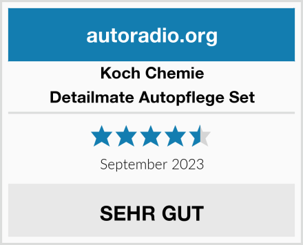 Koch Chemie Detailmate Autopflege Set Test
