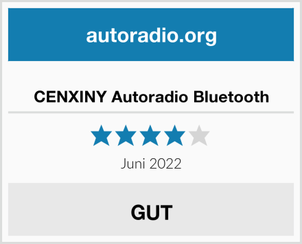  CENXINY Autoradio Bluetooth Test