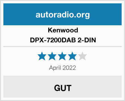 Kenwood DPX-7200DAB 2-DIN Test