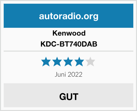 Kenwood KDC-BT740DAB Test