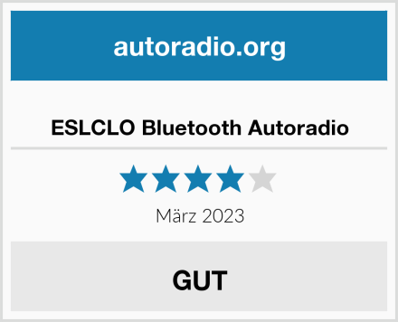  ESLCLO Bluetooth Autoradio Test