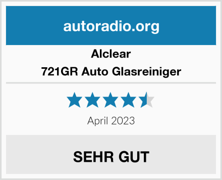 Alclear 721GR Auto Glasreiniger Test