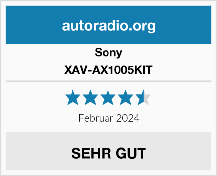 Sony XAV-AX1005KIT Test