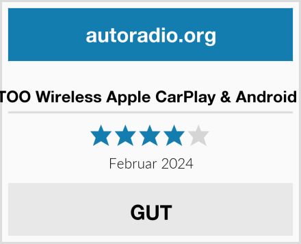  EYETOO Wireless Apple CarPlay & Android Auto Test