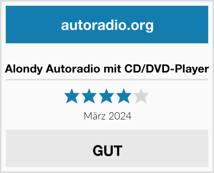  Alondy Autoradio mit CD/DVD-Player Test
