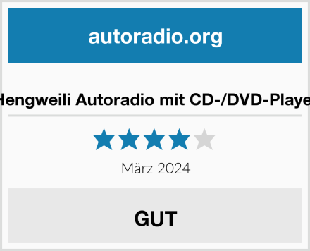  Hengweili Autoradio mit CD-/DVD-Player Test