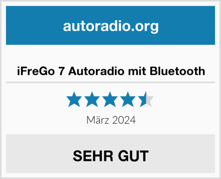  iFreGo 7 Autoradio mit Bluetooth Test