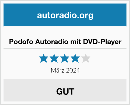  Podofo Autoradio mit DVD-Player Test