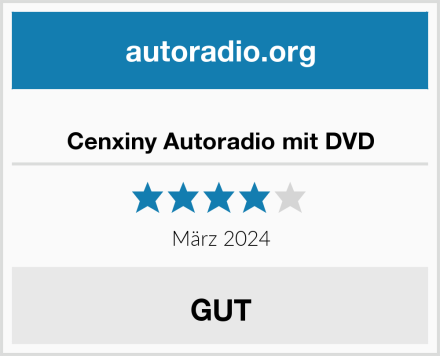  Cenxiny Autoradio mit DVD Test