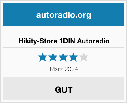  Hikity-Store 1DIN Autoradio Test