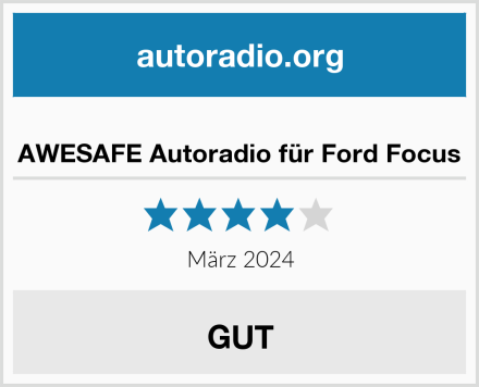 AWESAFE Autoradio für Ford Focus Test