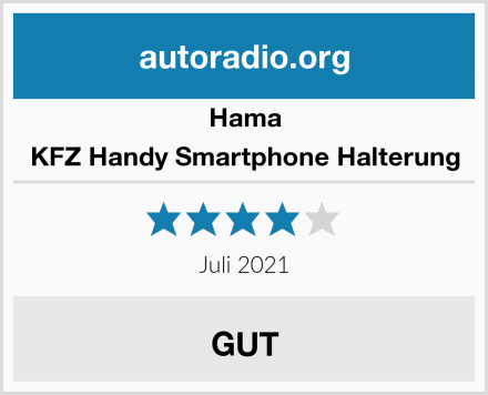 Hama KFZ Handy Smartphone Halterung Test