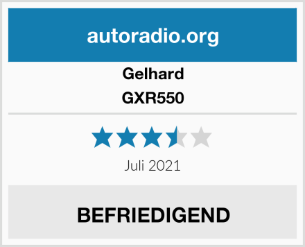 Gelhard GXR550 Test