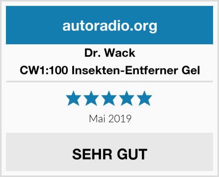 Dr. Wack CW1:100 Insekten-Entferner Gel Test