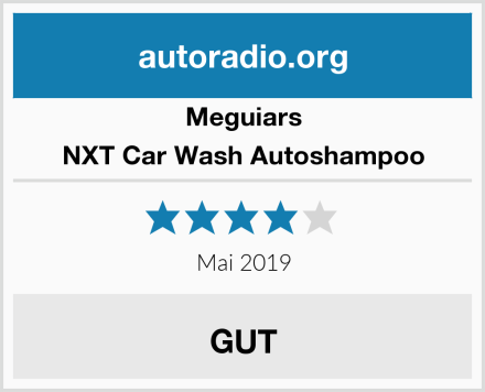 Meguiars NXT Car Wash Autoshampoo Test