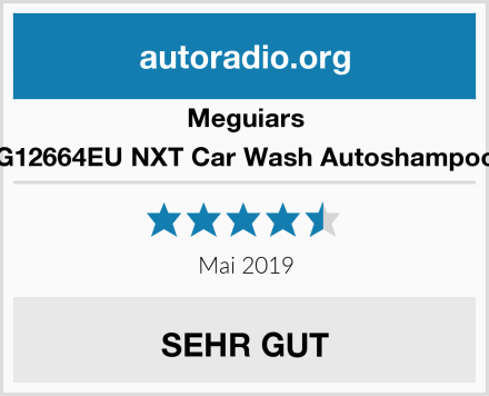 Meguiars G12664EU NXT Car Wash Autoshampoo Test