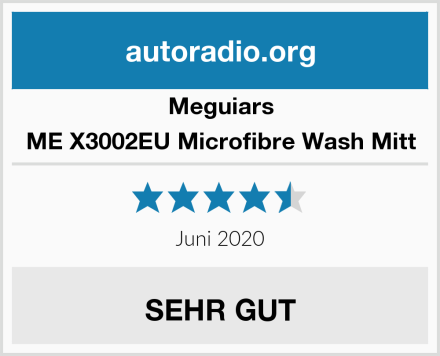 Meguiars ME X3002EU Microfibre Wash Mitt Test