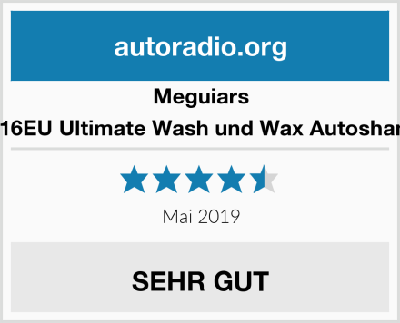 Meguiars G17716EU Ultimate Wash und Wax Autoshampoo Test