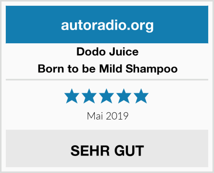Dodo Juice Born to be Mild Shampoo Test