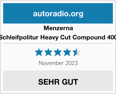 Menzerna Schleifpolitur Heavy Cut Compound 400 Test
