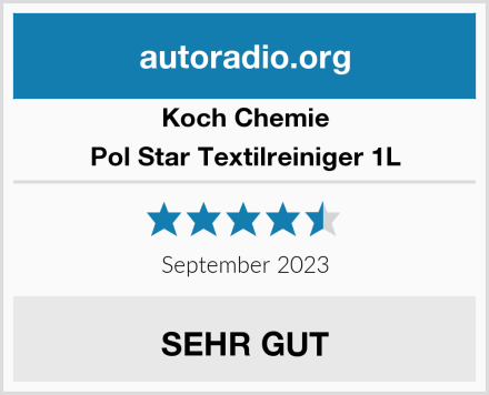 Koch Chemie Pol Star Textilreiniger 1L Test