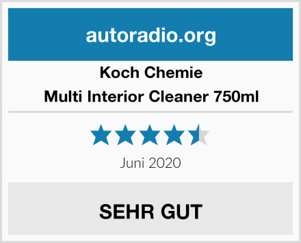 Koch Chemie Multi Interior Cleaner 750ml Test