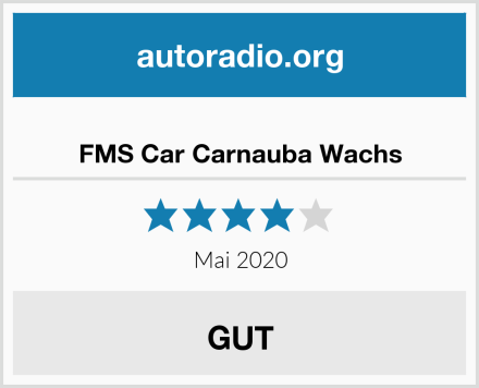  FMS Car Carnauba Wachs Test