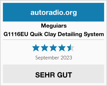Meguiars G1116EU Quik Clay Detailing System Test