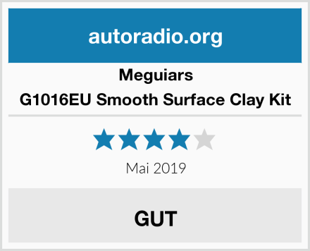 Meguiars G1016EU Smooth Surface Clay Kit Test