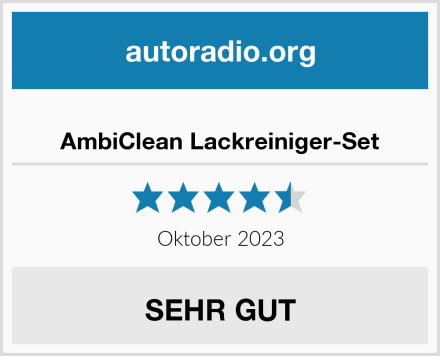 AmbiClean Lackreiniger-Set Test
