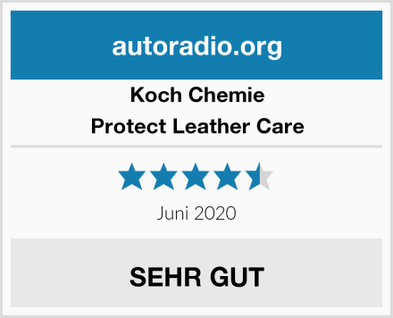 Koch Chemie Protect Leather Care Test