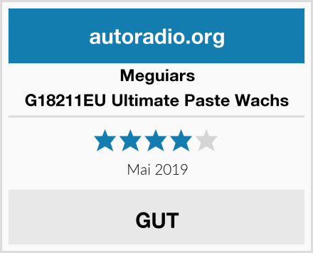 Meguiars G18211EU Ultimate Paste Wachs Test