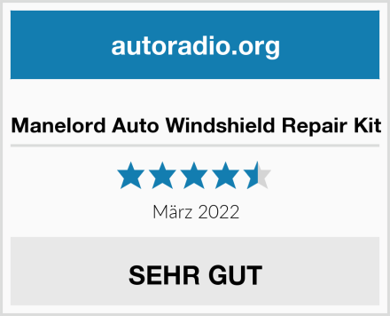  Manelord Auto Windshield Repair Kit Test