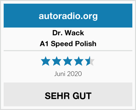 Dr. Wack A1 Speed Polish Test