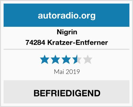 Nigrin 74284 Kratzer-Entferner Test