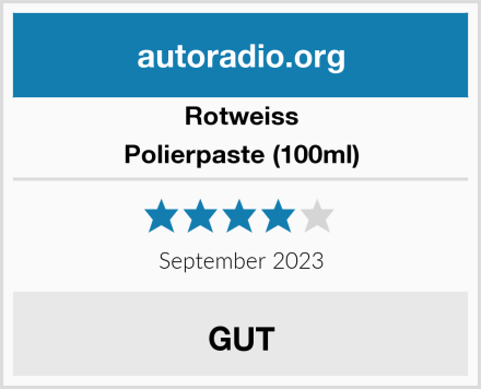 Rotweiss Polierpaste (100ml) Test