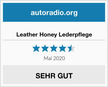  Leather Honey Lederpflege Test