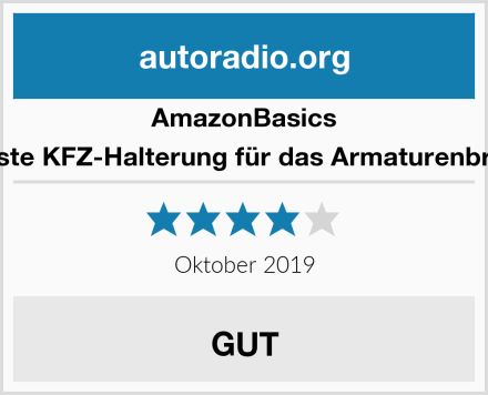 AmazonBasics Garmin Rutschfeste KFZ-Halterung für das Armaturenbrett, 010-11280-00 Test
