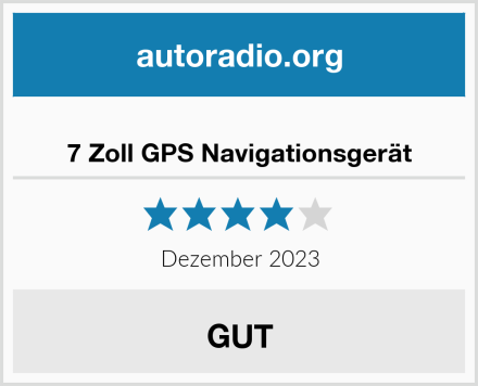  7 Zoll GPS Navigationsgerät Test
