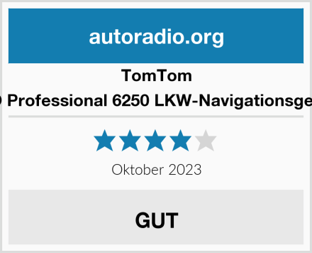 TomTom GO Professional 6250 LKW-Navigationsgerät Test