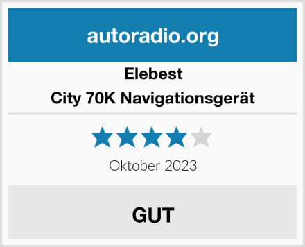 Elebest City 70K Navigationsgerät Test