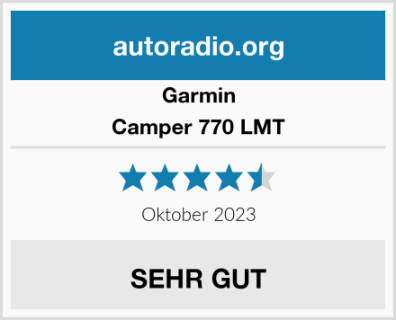 Garmin Camper 770 LMT Test