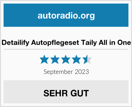  Detailify Autopflegeset Taily All in One Test