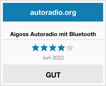  Aigoss Autoradio mit Bluetooth Test