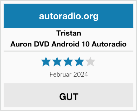 Tristan Auron DVD Android 10 Autoradio Test
