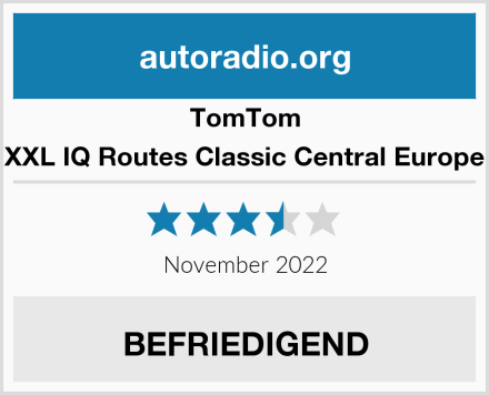 TomTom XXL IQ Routes Classic Central Europe Test