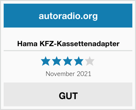  Hama KFZ-Kassettenadapter Test