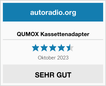  QUMOX Kassettenadapter Test
