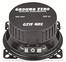 Ground Zero Lautsprecher GZIF40X 200W 100 mm 2 Wege Koax für BMW 3er Touring