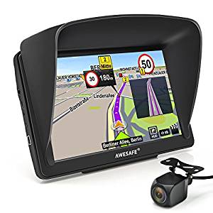 7 Zoll Auto LKW GPS Navigationsgerät Navigation mit Rückfahrkamera und Bluetooth 